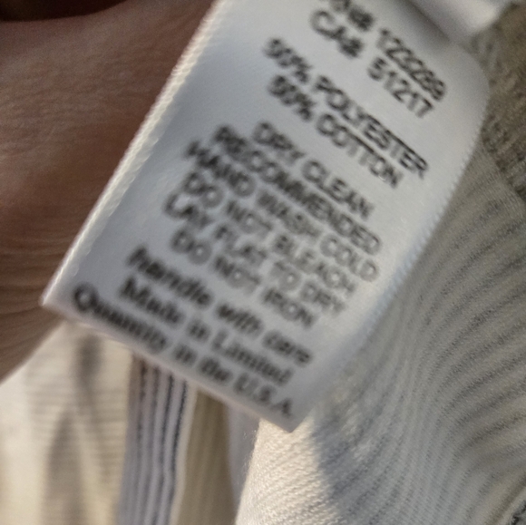 NWT Lauren Moshi Peace Sign Striped shirt - Picture 9 of 9